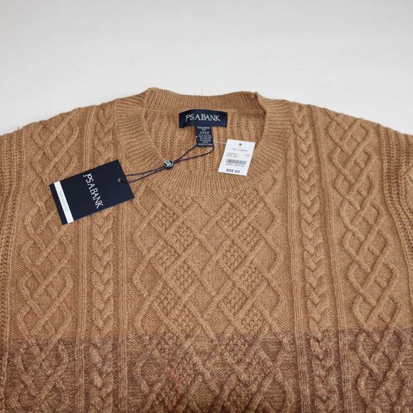 Jos. A. Bank Mens Ombre Crewneck Sweater 2XLT NWT Brown Tailored Fit Pullover - Picture 3 of 6